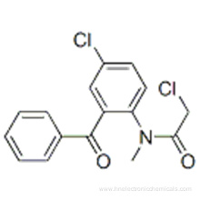 N-(2-benzoyl-4-chlorophenyl)-2-chloro-N-methylacetamide CAS 6021-21-2